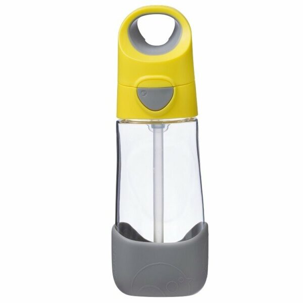 Butelka dla dzieci tritanowa ze słomką, b.box, 450 ml, Lemon Sherbet