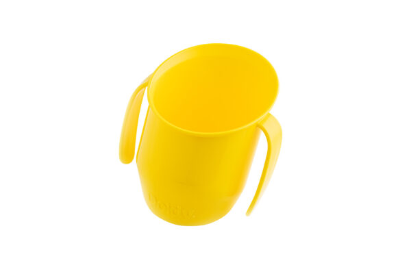 Kubek do nauki picia dla dziecka, Doidy cup, żółty