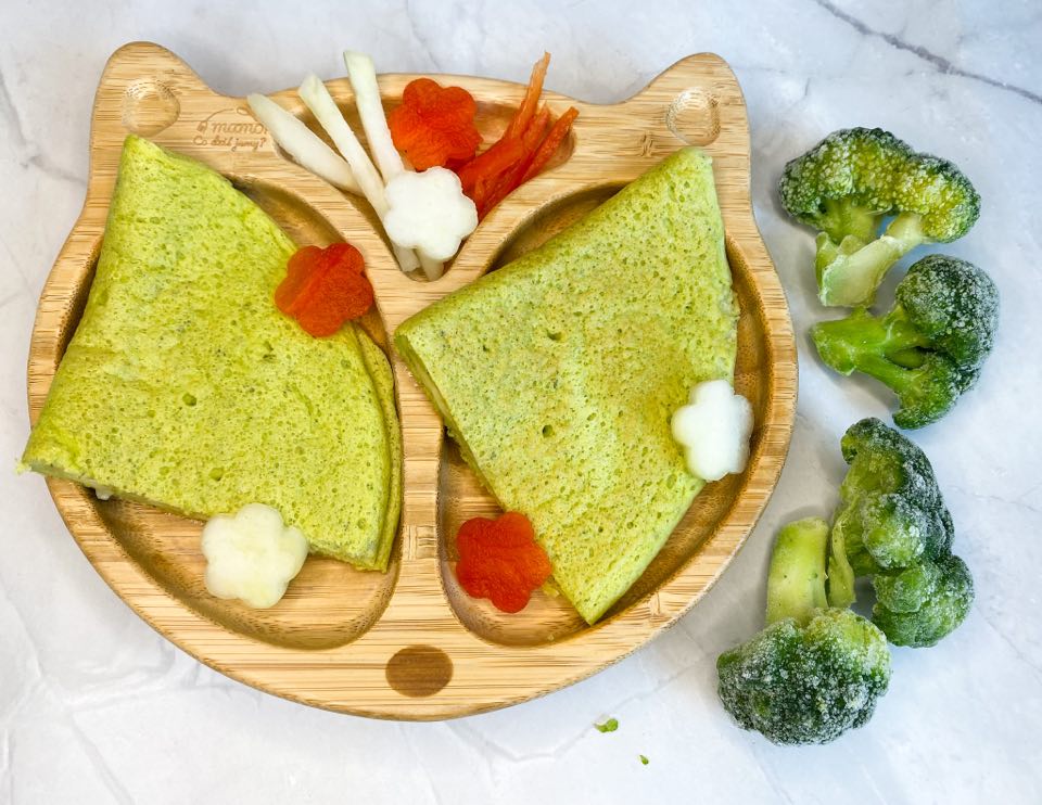 pyszny brokułowy omlet dla dzieci i całej rodziny