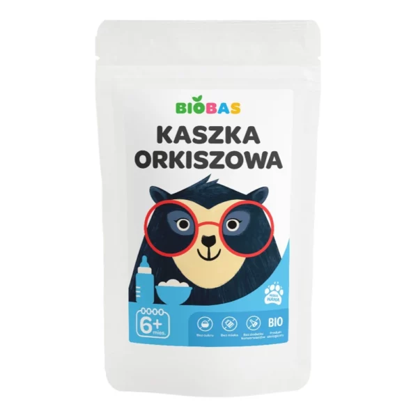 Kaszka dla dzieci Biobas, orkiszowa, 100 % zboża ekologicznego, 200 g