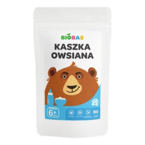 Kaszka owsiana dla dzieci Biobas, 100 % zboża ekologicznego, 200 g
