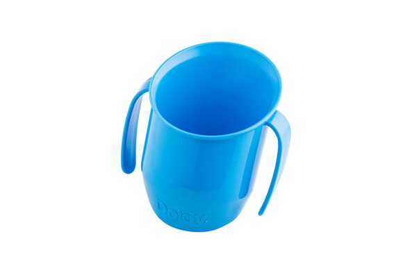 kubek do nauki picia dla dzieci doidy cup, niebieski