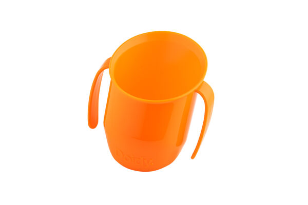 kubek do nauki picia dla dzieci doidy cup, pomarańczowy