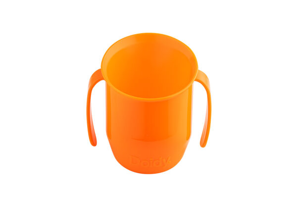 kubek do nauki picia dla dzieci doidy cup, pomarańczowy