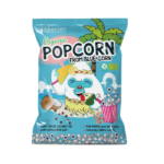 Ekologiczny popcorn dla dzieci z niebieskiej kukurydzy z olejem kokosowym i solą himalajską, 20 g, Popcrop