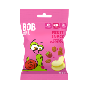 Żelki Bez dodatku cukru jabłko - malina, Bob Snail, 40 g