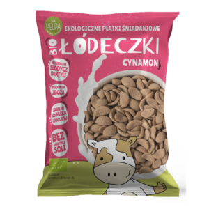 Ekologiczne Płatki Śniadaniowe BIO Łódeczki Cynamon, 260g, HELPA