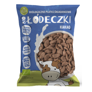 Ekologiczne Płatki Śniadaniowe BIO Łódeczki Kakao, 260g, HELPA